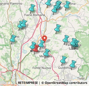 Mappa A1 Milano - Napoli, 00015 Monterotondo RM, Italia (9.835)