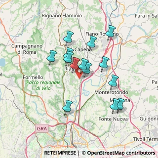 Mappa Via del Quarto Del, 00060 Riano RM, Italia (6.52286)