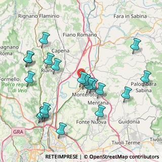 Mappa Via Thomas Alva Edison, 00015 Monterotondo RM, Italia (9.598)