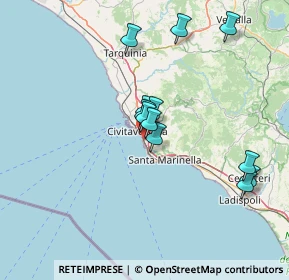 Mappa Via delle Ginestre, 00053 Civitavecchia RM, Italia (13.325)