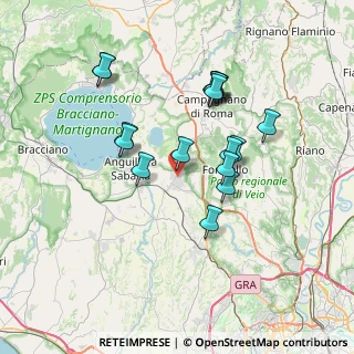 Mappa 00123 Cesano RM, Italia (6.93294)