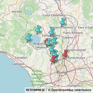 Mappa 00123 Cesano RM, Italia (11.22273)