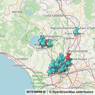 Mappa 00123 Cesano RM, Italia (16.062)