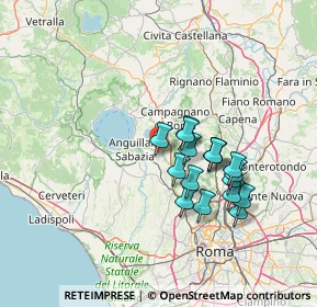 Mappa 00123 Cesano RM, Italia (12.45)