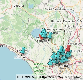 Mappa 00061 Anguillara Sabazia RM, Italia (17.485)
