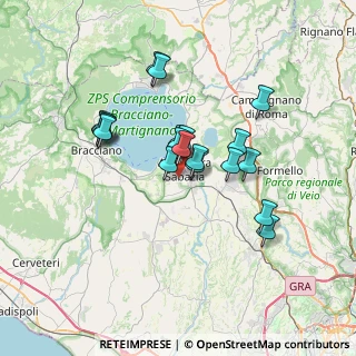 Mappa 00061 Anguillara Sabazia RM, Italia (5.95158)