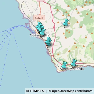 Mappa Eni Station pv.7171 Aurelia Km 68+885 CENTRO, 00053 Civitavecchia RM, Italia (3.3125)