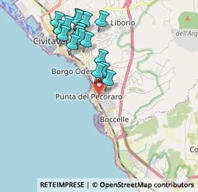 Mappa Via degli Oleandri, 00053 Civitavecchia RM, Italia (2.10778)