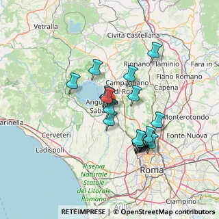 Mappa Via Fosso delle Fontane, 00061 Anguillara Sabazia RM, Italia (12.38789)