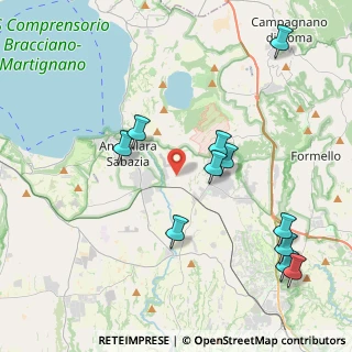 Mappa Via Fosso delle Fontane, 00061 Anguillara Sabazia RM, Italia (4.82182)