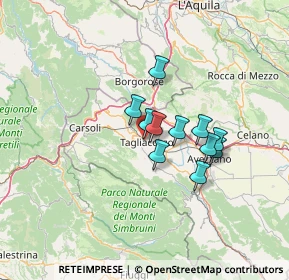 Mappa Via Roma, 67069 Tagliacozzo AQ, Italia (9.76364)