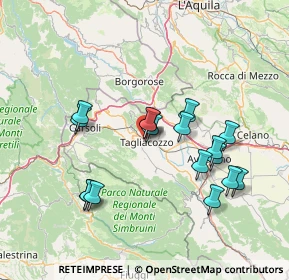 Mappa Via Roma, 67069 Tagliacozzo AQ, Italia (14.53882)