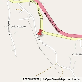 Mappa Via Colle Pizzuto, 8/M, 66054 Vasto, Chieti (Abruzzo)