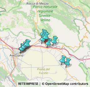 Mappa Via Margine, 67040 Aielli AQ, Italia (5.74308)