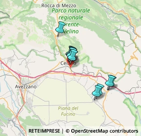 Mappa Via Margine, 67040 Aielli AQ, Italia (4.93727)