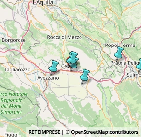 Mappa Via Margine, 67040 Aielli AQ, Italia (31.12444)