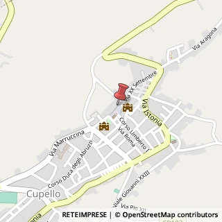 Mappa Piazza Giuseppe Garibaldi, 10, 66051 Cupello, Chieti (Abruzzo)