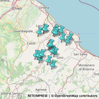 Mappa Via Antonio di Iorio, 66041 Atessa CH, Italia (10.2295)