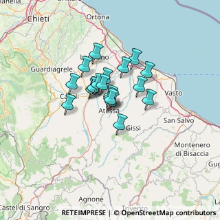 Mappa Via Antonio di Iorio, 66041 Atessa CH, Italia (8.8195)