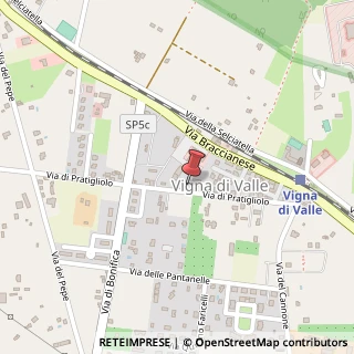 Mappa Via di Pratigliolo, 13, 00062 Anguillara Sabazia, Roma (Lazio)