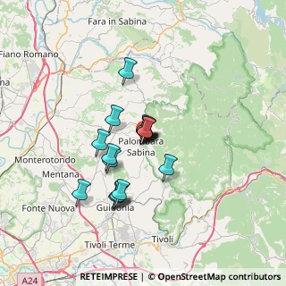 Mappa Via R. Casnedi, 00018 Palombara Sabina RM, Italia (5.08118)