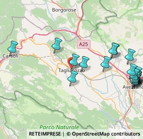 Mappa Via della Torretta, 67069 Tagliacozzo AQ, Italia (11.249)