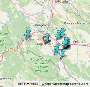 Mappa Via della Torretta, 67069 Tagliacozzo AQ, Italia (11.25474)
