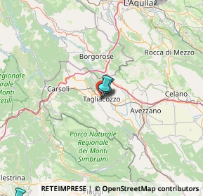 Mappa Via della Torretta, 67069 Tagliacozzo AQ, Italia (34.86273)