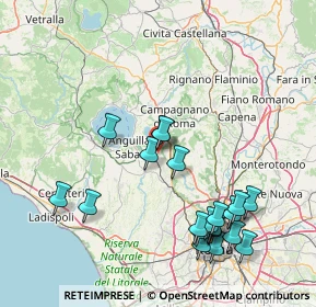 Mappa Via di Colle Febbraro, 00123 Cesano RM, Italia (18.265)