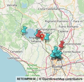 Mappa Via di Colle Febbraro, 00123 Cesano RM, Italia (13.88917)