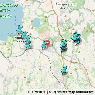 Mappa Via di Colle Febbraro, 00123 Cesano RM, Italia (4.3175)