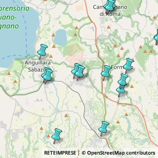 Mappa Via di Colle Febbraro, 00123 Cesano RM, Italia (5.69313)