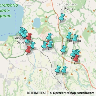 Mappa Via di Colle Febbraro, 00123 Cesano RM, Italia (4.1995)