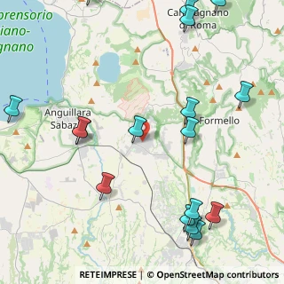 Mappa Via di Colle Febbraro, 00123 Cesano RM, Italia (6.04)