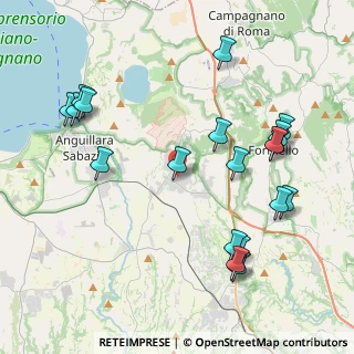 Mappa Via di Colle Febbraro, 00123 Cesano RM, Italia (4.92684)