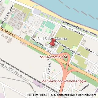 Mappa Piazzale Verrazzano, 22, 66050 San Salvo, Chieti (Abruzzo)