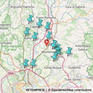 Mappa Via I. Galvani, 00015 Monterotondo RM, Italia (6.78)