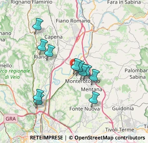 Mappa Via I. Galvani, 00015 Monterotondo RM, Italia (6.47818)