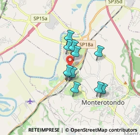Mappa Via I. Galvani, 00015 Monterotondo RM, Italia (1.26818)