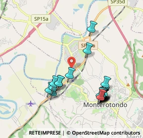 Mappa Via I. Galvani, 00015 Monterotondo RM, Italia (2.1295)