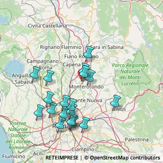 Mappa Via I. Galvani, 00015 Monterotondo RM, Italia (17.05789)