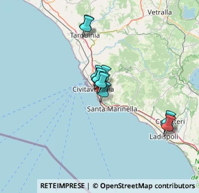 Mappa Via delle Clivie, 00053 Civitavecchia RM, Italia (10.94833)