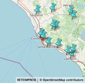 Mappa Via delle Clivie, 00053 Civitavecchia RM, Italia (15.87214)