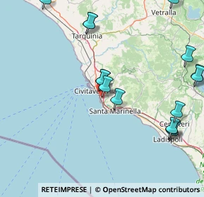 Mappa Via delle Clivie, 00053 Civitavecchia RM, Italia (20.79533)