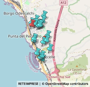 Mappa Via delle Clivie, 00053 Civitavecchia RM, Italia (0.697)