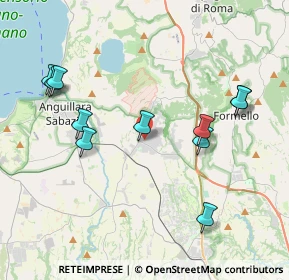 Mappa Via Orrea, 00123 Cesano RM, Italia (4.44636)