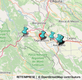 Mappa Via XIII Ottobre, 67069 Tagliacozzo AQ, Italia (11.33267)