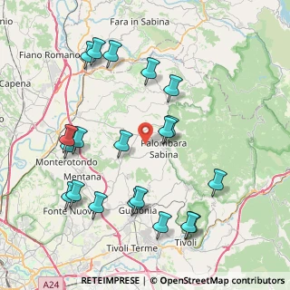 Mappa Strada di Colle Massimiano, 00018 Palombara Sabina RM, Italia (9.4545)