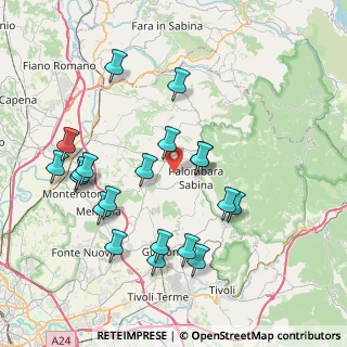 Mappa Strada di Colle Massimiano, 00018 Palombara Sabina RM, Italia (8.5275)