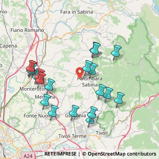 Mappa Strada di Colle Massimiano, 00018 Palombara Sabina RM, Italia (8.7435)